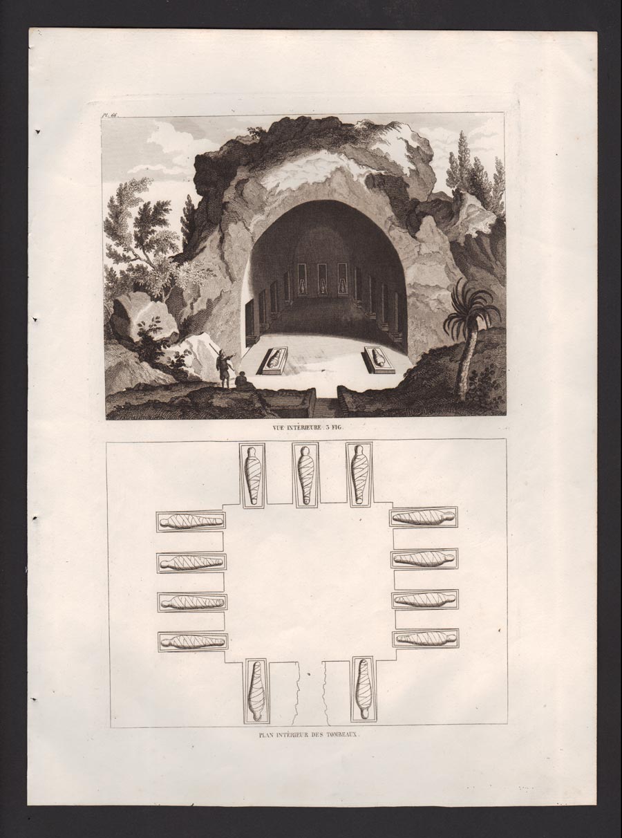 Grab In Der Berg Des Antik Heubreux Judaica Gravur Von 1844 Fig 2 Ebay